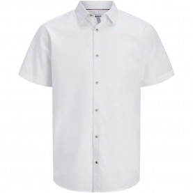 риза,с,къс,ръкав,дамски,ризи,мъжки,ризи,jack,&,jones,henry,slub,short,sleeve,shirt,white,(bright,white)