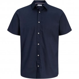 риза,с,къс,ръкав,дамски,ризи,мъжки,ризи,jack,&,jones,henry,slub,short,sleeve,shirt,blue,(navy,blazer)
