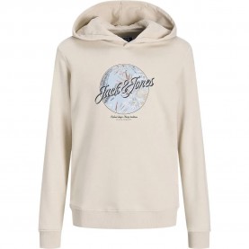 суичър,детски,блузи,jack,&,jones,honolulu,shape,hoodie,beige,(moonbeam)