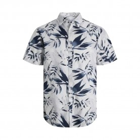 Риза с къс ръкав Jack & jones Honolulu short sleeve shirt - Grey (Cloud Dancer) риза,с,къс,ръкав,дамски,ризи,мъжки,ризи,jack,&,jones,honolulu,short,sleeve,shirt,grey,(cloud,dancer)