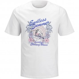 Тениска Jack & jones King short sleeve T-shirt - White (Bright White) тениска,мъжки,тениски,дамски,тениски,jack,&,jones,king,short,sleeve,t,shirt,white,(bright,white)