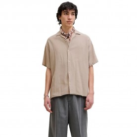 риза,с,къс,ръкав,дамски,ризи,мъжки,ризи,jack,&,jones,liam,resort,short,sleeve,shirt,beige,(string)