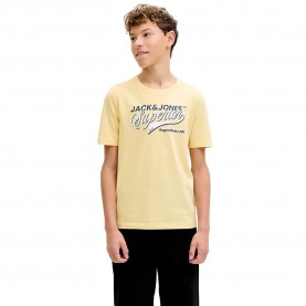 тениска,мъжки,тениски,дамски,тениски,jack,&,jones,logo,short,sleeve,t,shirt,yellow,(sunlight)
