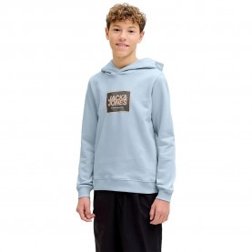 Суичър Jack & jones Rain hoodie - Blue (Celestial Blue) суичър,детски,блузи,jack,&,jones,rain,hoodie,blue,(celestial,blue)