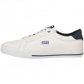 Маратонки Jack & jones Tim Canvas trainers - White (White) маратонки,мъжки,маратонки,дамски,маратонки,jack,&,jones,tim,canvas,trainers,white,(white)