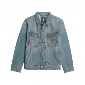 Яке G-Star A Line Slim Fit denim jacket - Blue (Vintage Gold Digger) яке,мъжки,якета,g,star,a,line,slim,fit,denim,jacket,blue,(vintage,gold,digger)