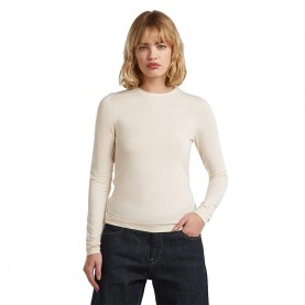 Тениска G-Star D27964-E299 Slim Fit long sleeve T-shirt - Beige (Dark Talc) тениска,дамски,тениски,g,star,d27964,e299,slim,fit,long,sleeve,t,shirt,beige,(dark,talc)