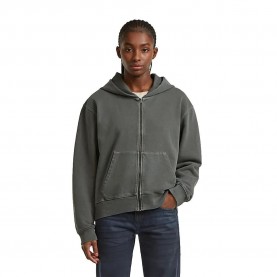 Блуза G-Star D28754-D969 full zip sweatshirt - Grey (Asfalt Gold) блуза,дамски,блузи,g,star,d28754,d969,full,zip,sweatshirt,grey,(asfalt,gold)