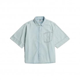 Риза с къс ръкав G-Star D29326-01 short sleeve shirt - Blue (Vintage Light Aged) риза,с,къс,ръкав,дамски,ризи,g,star,d29326,01,short,sleeve,shirt,blue,(vintage,light,aged)