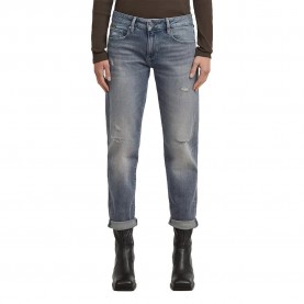 Дънки G-Star Kate Boyfriend jeans - Blue (Worn In Electric Blue Destroyed) дънки,дамски,панталони,g,star,kate,boyfriend,jeans,blue,(worn,in,electric,blue,destroyed)