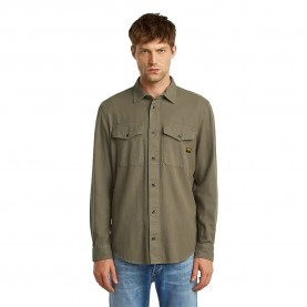 Риза с дълъг ръкав G-Star Marine long sleeve shirt - Green (Turf Gold) риза,с,дълъг,ръкав,мъжки,ризи,g,star,marine,long,sleeve,shirt,green,(turf,gold)