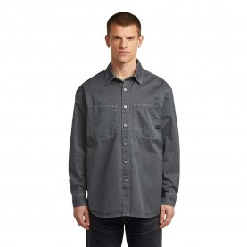 Риза с дълъг ръкав G-Star Relaxed Pocket long sleeve shirt - Grey (India Ink / Folkstone Gray Double Dye Gold) риза,с,дълъг,ръкав,мъжки,ризи,g,star,relaxed,pocket,long,sleeve,shirt,grey,(india,ink,folkstone,gray,double,dye,gold)