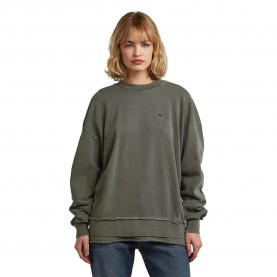 Блуза G-Star Puckering sweatshirt - Green (Asfalt Gold) блуза,дамски,блузи,g,star,puckering,sweatshirt,green,(asfalt,gold)