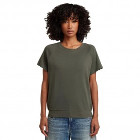 Тениска G-Star Raglan short sleeve T-shirt - Grey (Asfalt) тениска,дамски,тениски,g,star,raglan,short,sleeve,t,shirt,grey,(asfalt)