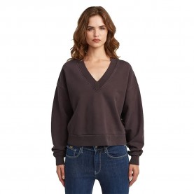 блуза,дамски,блузи,g,star,washed,sweatshirt,brown,(chocolate,plum,gold)