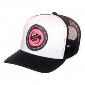 юношеска,шапка,всички,шапки,quiksilver,decades,youth,junior,trucker,cap,white,(black)