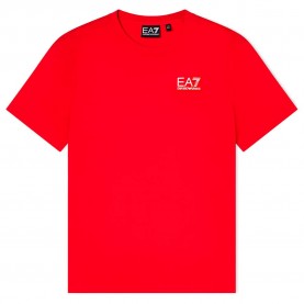 Тениска EA7 EMPORIO ARMANI 7B000020_AF10378 short sleeve T-shirt - Red (Poppy Red) тениска,мъжки,тениски,дамски,тениски,ea7,emporio,armani,7b000020,af10378,short,sleeve,t,shirt,red,(poppy,red)