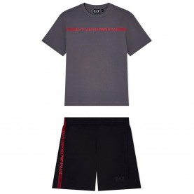 Анцуг EA7 EMPORIO ARMANI 7B000267_AF12874 tracksuit - Black / Grey (Smoked Pearl / Black) анцуг,детски,анцузи,ea7,emporio,armani,7b000267,af12874,tracksuit,black,grey,(smoked,pearl,black)