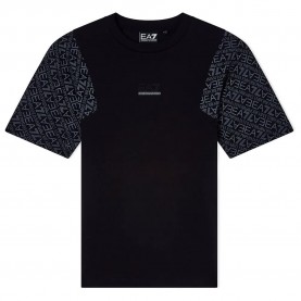 Тениска EA7 EMPORIO ARMANI 7B000278_AF10375 short sleeve T-shirt - Black (Black) тениска,мъжки,тениски,дамски,тениски,ea7,emporio,armani,7b000278,af10375,short,sleeve,t,shirt,black,(black)