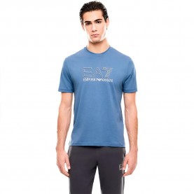Тениска EA7 EMPORIO ARMANI 7M001307_AF10375 short sleeve T-shirt - Blue (Blue Horizon) тениска,мъжки,тениски,дамски,тениски,ea7,emporio,armani,7m001307,af10375,short,sleeve,t,shirt,blue,(blue,horizon)