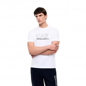 Тениска EA7 EMPORIO ARMANI 7M001307_AF10375 short sleeve T-shirt - White (White) тениска,мъжки,тениски,дамски,тениски,ea7,emporio,armani,7m001307,af10375,short,sleeve,t,shirt,white,(white)