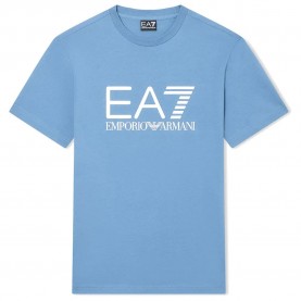 Тениска EA7 EMPORIO ARMANI 7M001412_AF22264 short sleeve T-shirt - Blue (Blue Horizon) тениска,мъжки,тениски,дамски,тениски,ea7,emporio,armani,7m001412,af22264,short,sleeve,t,shirt,blue,(blue,horizon)
