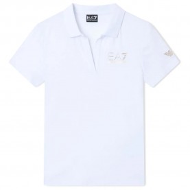 EA7 EMPORIO ARMANI 7W000266_AF12500 short sleeve polo - White (White) дамски,блузи,с,яка,мъжки,блузи,с,яка,ea7,emporio,armani,7w000266,af12500,short,sleeve,polo,white,(white)