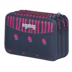 канцеларски,принадлежности,ergobag,3,zippers,pencil,case,blue,(shoobi,doobear)