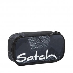 канцеларски,принадлежности,satch,infra,pencil,case,black,(grey)