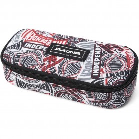Dakine School X Independent T1 Graphic/Prints pencil case - White (Independent / Black / Scarlet Sage / White) канцеларски,принадлежности,dakine,school,x,independent,t1,graphic,prints,pencil,case,white,(independent,black,scarlet,sage,white)