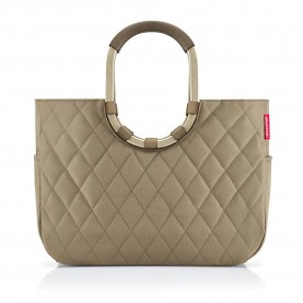 пазарска,чанта,всички,чанти,reisenthel,loopshopper,25l,shopper,bag,brown,(frame,rhombus,olive)