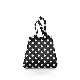 пазарска,чанта,всички,чанти,reisenthel,mini,maxi,15l,shopper,bag,black,(dots,white)