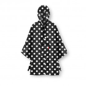 хавлии,reisenthel,mini,maxi,poncho,black,(dots,white)