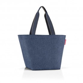 пазарска,чанта,всички,чанти,reisenthel,shopper,m,15l,shopper,bag,blue,(herringbone,dark,blue)