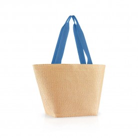 пазарска,чанта,всички,чанти,reisenthel,shopper,m,15l,shopper,bag,beige,(raffia,blue)