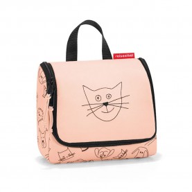 детски,несесер,тоалетни,принадлежности,reisenthel,toiletbag,s,kids,wash,bag,beige,(cats,and,dogs,rose)