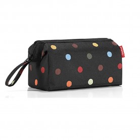 несесер,тоалетни,принадлежности,reisenthel,travelcosmetic,wash,bag,black,(dots)