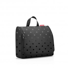 несесер,тоалетни,принадлежности,reisenthel,xl,wash,bag,black,(glossy,dots,black)