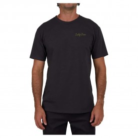 Тениска Salty crew Labeled premium short sleeve T-shirt - Black (Charcoal) тениска,мъжки,тениски,дамски,тениски,salty,crew,labeled,premium,short,sleeve,t,shirt,black,(charcoal)
