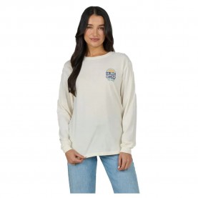 Тениска Salty crew Sunrise b.f long sleeve T-shirt - White (Off White) тениска,мъжки,тениски,дамски,тениски,salty,crew,sunrise,b.f,long,sleeve,t,shirt,white,(off,white)