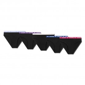 Lacoste kids 446535 slips 5 units - Black (Black) детско,бельо,lacoste,kids,446535,slips,5,units,black,(black)