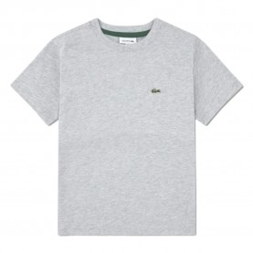 Детска тениска Lacoste kids 847025 short sleeve T-shirt - Grey (Argent Chine Heather) детска,тениска,мъжки,тениски,дамски,тениски,lacoste,kids,847025,short,sleeve,t,shirt,grey,(argent,chine,heather)