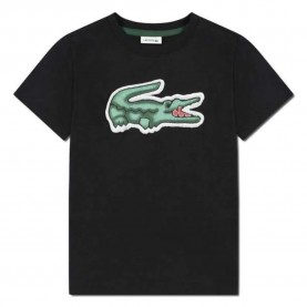 Детска тениска Lacoste kids 847072 short sleeve T-shirt - Black (Black) детска,тениска,мъжки,тениски,дамски,тениски,lacoste,kids,847072,short,sleeve,t,shirt,black,(black)