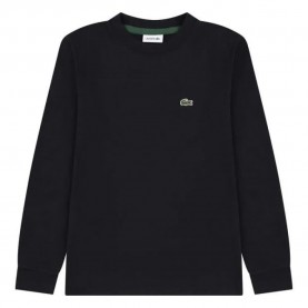 Детска тениска Lacoste kids 847112 long sleeve T-shirt - Black (Black) детска,тениска,мъжки,тениски,дамски,тениски,lacoste,kids,847112,long,sleeve,t,shirt,black,(black)