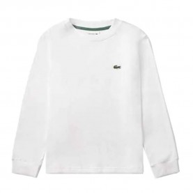Детска тениска Lacoste kids 847112 long sleeve T-shirt - White (White) детска,тениска,мъжки,тениски,дамски,тениски,lacoste,kids,847112,long,sleeve,t,shirt,white,(white)