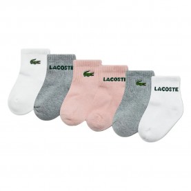 Детски чорапи Lacoste kids N46552 socks 6 pairs - Multicolor (Nidus) детски,чорапи,мъжки,чорапи,дамски,чорапи,lacoste,kids,n46552,socks,6,pairs,multicolor,(nidus)
