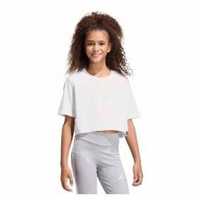 тениска,мъжки,тениски,дамски,тениски,adidas,everyday,glam,cropped,graphic,short,sleeve,t,shirt,white,(white)