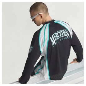 Тениска Adidas Mercedes-AMG Petronas F1 Team Las Vegas long sleeve T-shirt - Black (Black / White) тениска,мъжки,тениски,дамски,тениски,adidas,mercedes,amg,petronas,f1,team,las,vegas,long,sleeve,t,shirt,black,(black,white)
