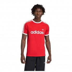 Тениска Adidas Originals 3 Stripes Slim Ringer short sleeve T-shirt - Red (Better Scarlet) тениска,мъжки,тениски,дамски,тениски,adidas,originals,3,stripes,slim,ringer,short,sleeve,t,shirt,red,(better,scarlet)