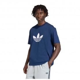 Тениска Adidas Originals Adicolor Trefoil short sleeve T-shirt - Blue (Night Indigo / White) тениска,мъжки,тениски,дамски,тениски,adidas,originals,adicolor,trefoil,short,sleeve,t,shirt,blue,(night,indigo,white)